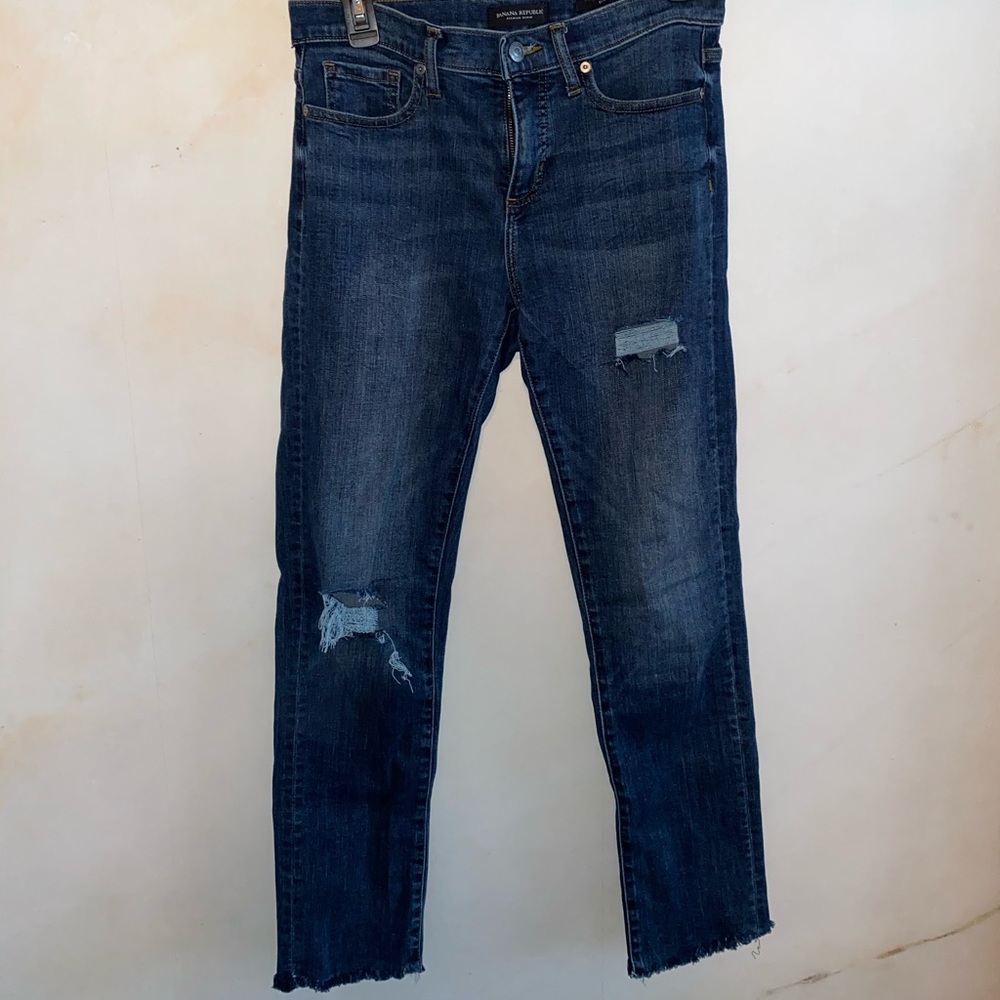 Banana republic ripped jeans